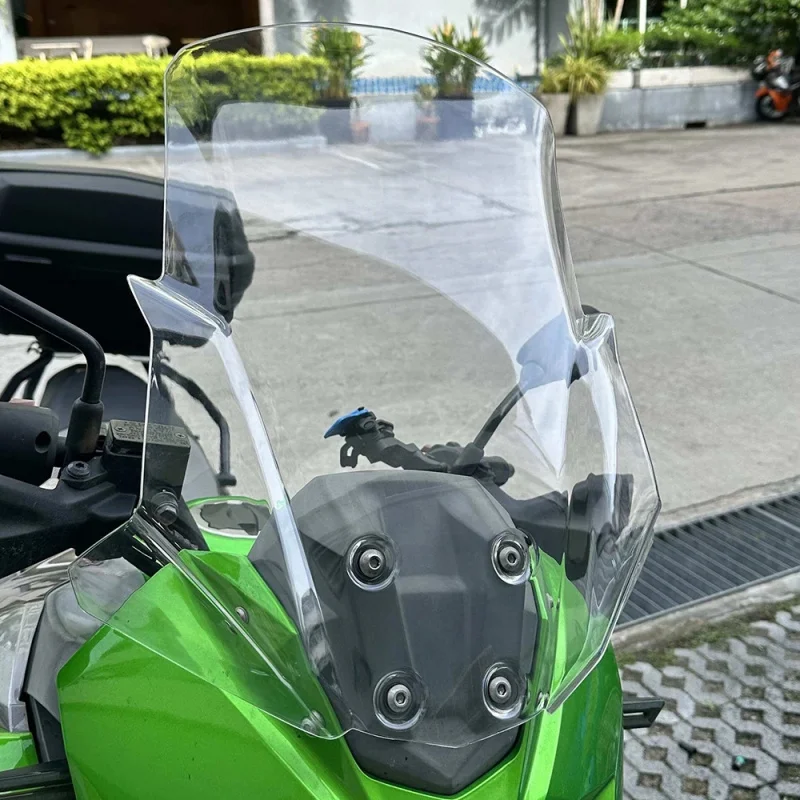 

Лобовое стекло для Versys-X300 для Kawasaki Versys-X300 2017-2024 VersysX300, дефлекторы воздуха и ветра, передний экран мотоцикла