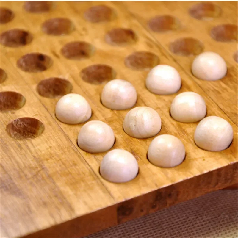 Planche Solitaire en bois, activité cognitive, échecs en diamant, jouets pour enfants et adultes, casse-tête, jeu de Puzzle, ensembles de marbre