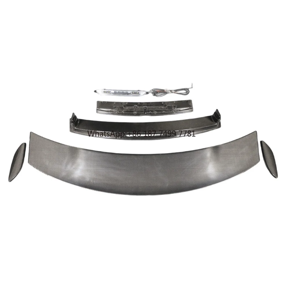 

Suitable for 15-23 . . .Models, Upgraded with High-quality Dry Carbon Fiber Rear Spoiler Body Kit