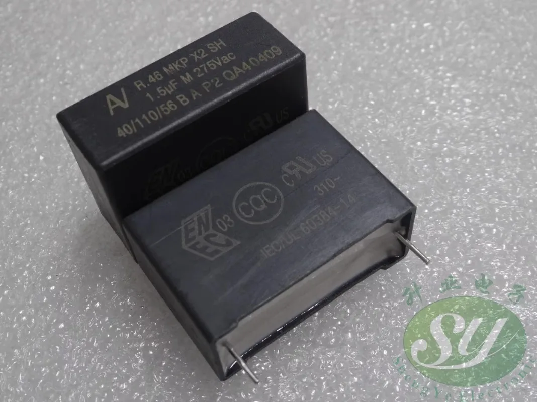 5PCS AV R46 1.5uf/275VAC 1u5 155 New film capacitor 28MM
