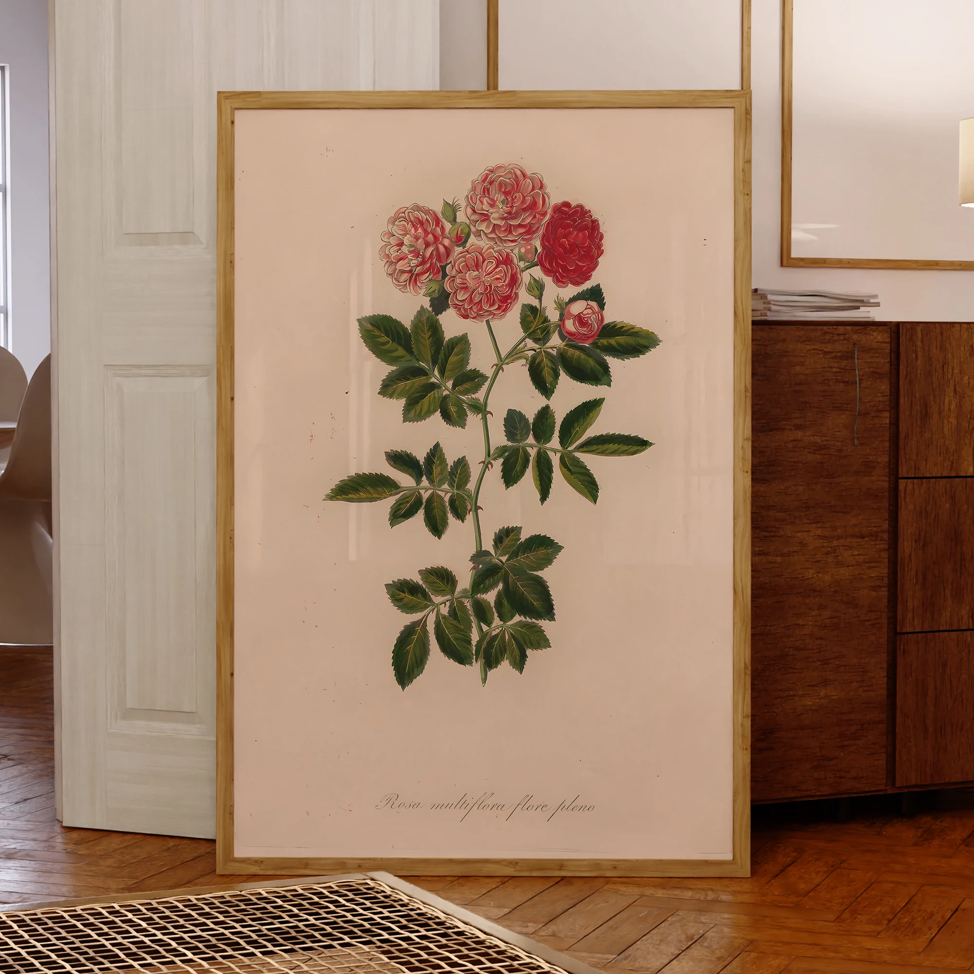 Moderne minimalistische blühende Pfingstrose Blumen Wand Kunstdrucke Leinwand Malerei Poster Bild für Wohnzimmer wasserdichte Wohnkultur