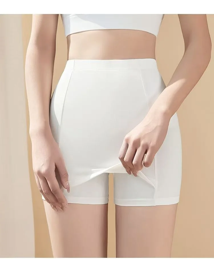 Elastische taille dames buikcontrole naadloze shorts dubbellaags onder de rok boxer veiligheidsbroek dames shapewear nieuw ondergoed