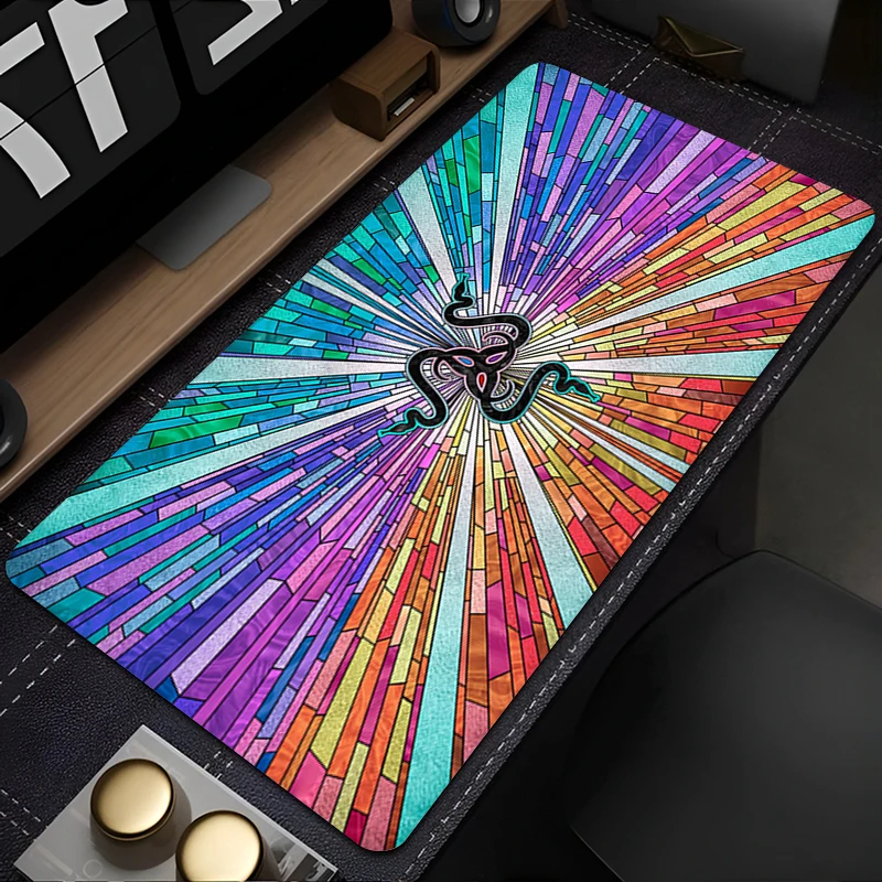 

Razer Mouse Pad Anime Tablet Pad Anti-slip Desk Mat Rubber Mousepad PC Accessories Gaming Mats Large Keyboard Pad Extended Pad