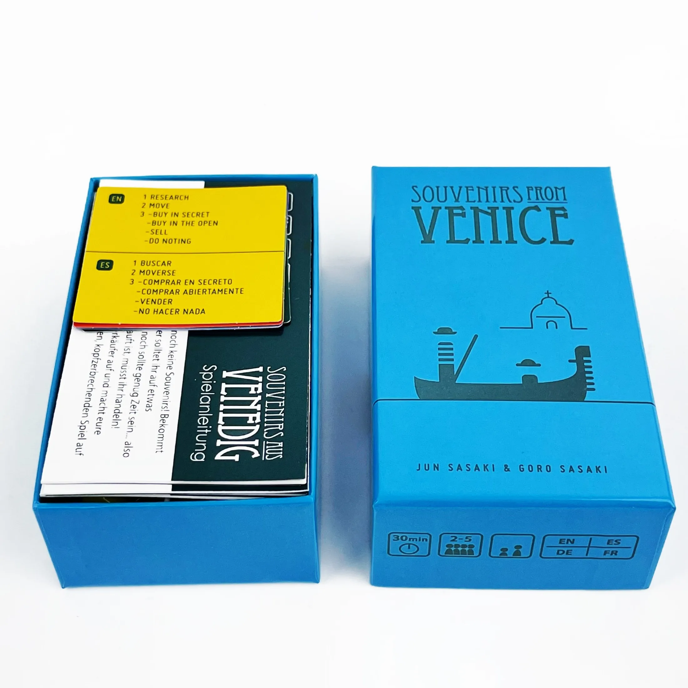 

Board Game: Souvenirs from Venice – Strategy Game for 2-5 Players with 30 Min Playtime, Fun for Family & Friends