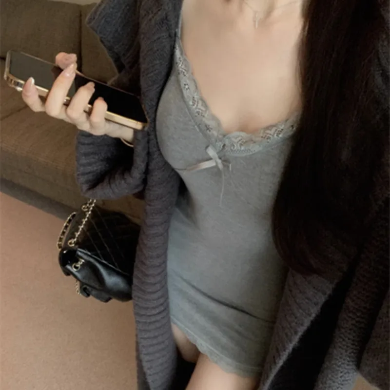 

Сексуальная короткая юбка Pure Desire с кружевной отделкой, поясом, облегающая, без бретелек, с открытыми ключицами, для женщин