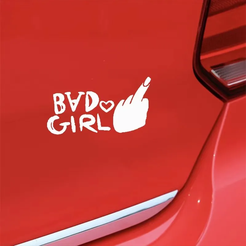 17*9.4 سم فتاة سيئة مثير تصميم الأظافر تصفيف نافذة الوفير دراجة نارية الملحقات ملصقات السيارات الفينيل الزخرفية #3