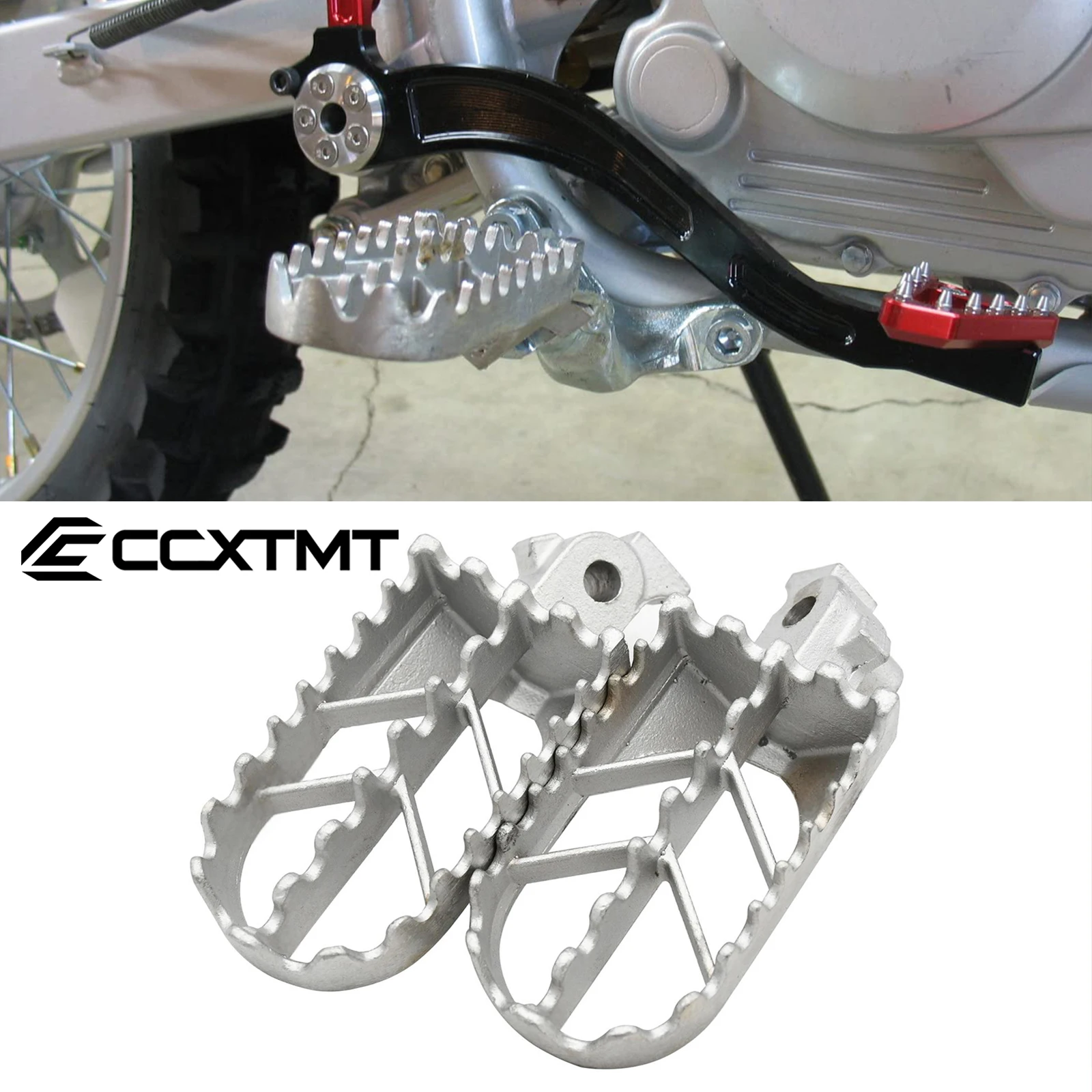 

Motorcycle Stainless Steel Foot Rest Pegs Footpegs For Honda CRF50 XR50 XRF70 CRF70 CRF80 CRF100F CRF XR 50cc 70cc Universal