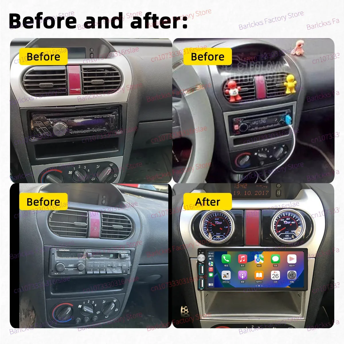 Wireless Carplay Autoradio 6.86