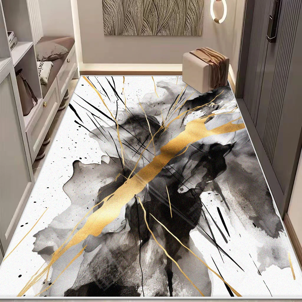 

Скандинавский современный ковер для гостиной, украшение дома, роскошный домашний настраиваемый коврик, коврик для спальни, моющийся ковер, легко чистящийся