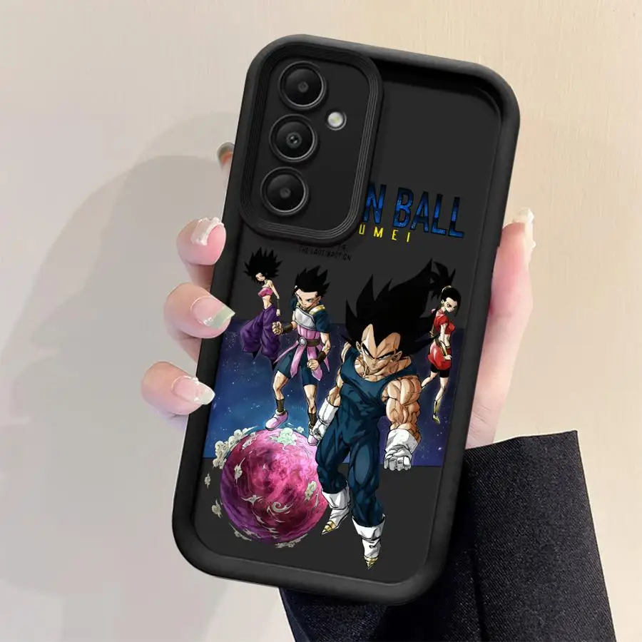 เคสโทรศัพท์สำหรับ Samsung Galaxy A25 A51 A53 A54 A35 A73 A72 A71 A55 A52 A06 A15 เคสนิ่มลายการ์ตูนดราก้อนบอล เวเจต้า