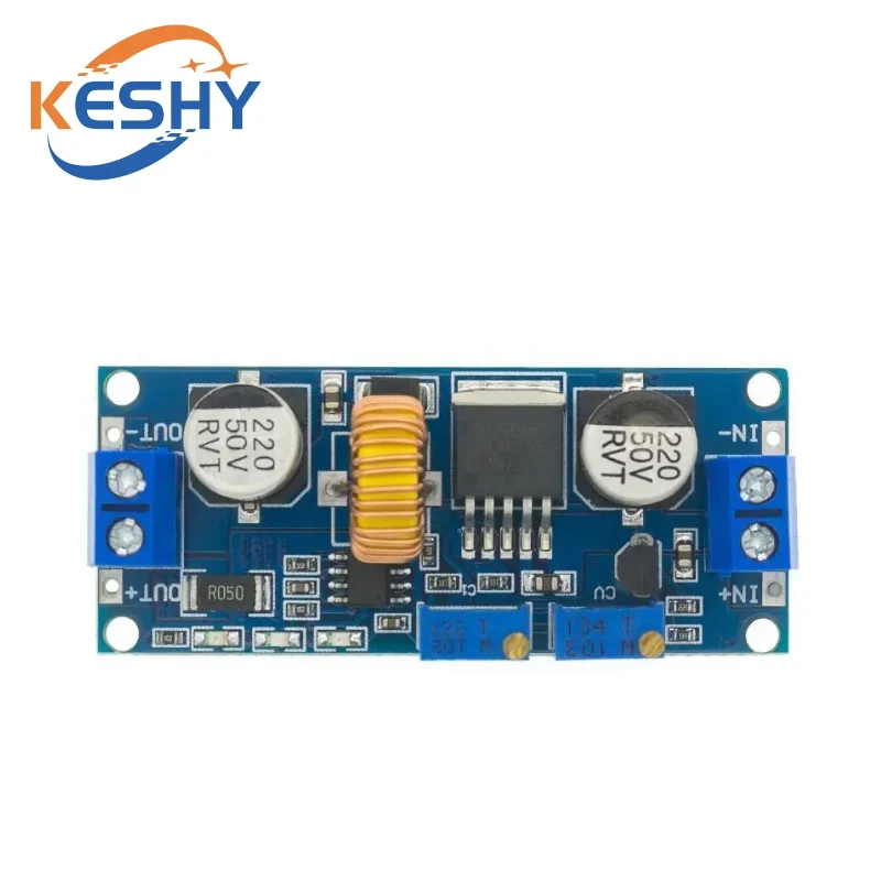 CC/CV 5A Lithium Charger Board XL4015 Adjustable 6-38V To 1.25-36V DC Step Down Power Supply Buck Module