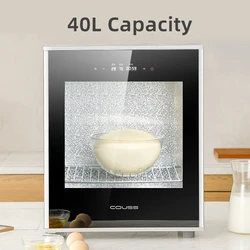 40L Temperature-Controlled Electric Dough Proofer Fermentation Machine Household Baking Multi-functional Humidity Control
