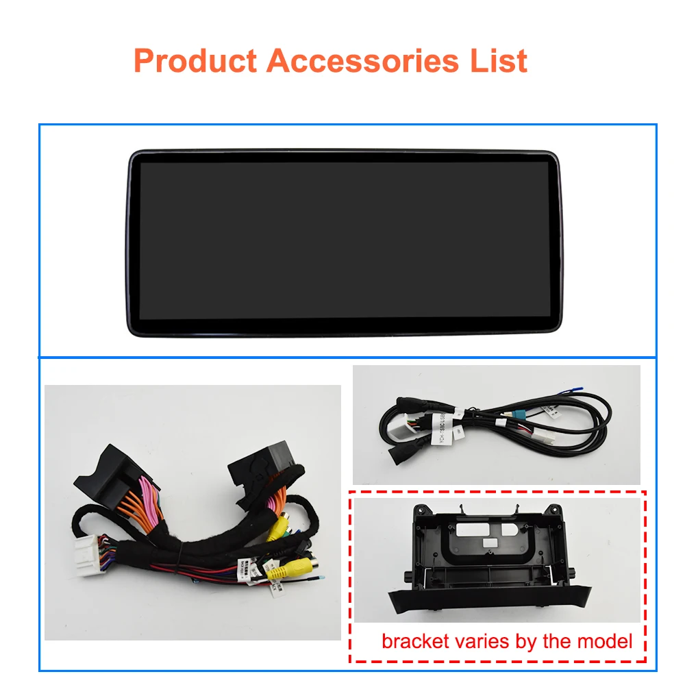 Car Multimedia system Bonroad 12,3 inches 2400*900 Android Auto thread Carplay Linux for Mercedes Benz C class W204 2011-2014 system NTG4.5