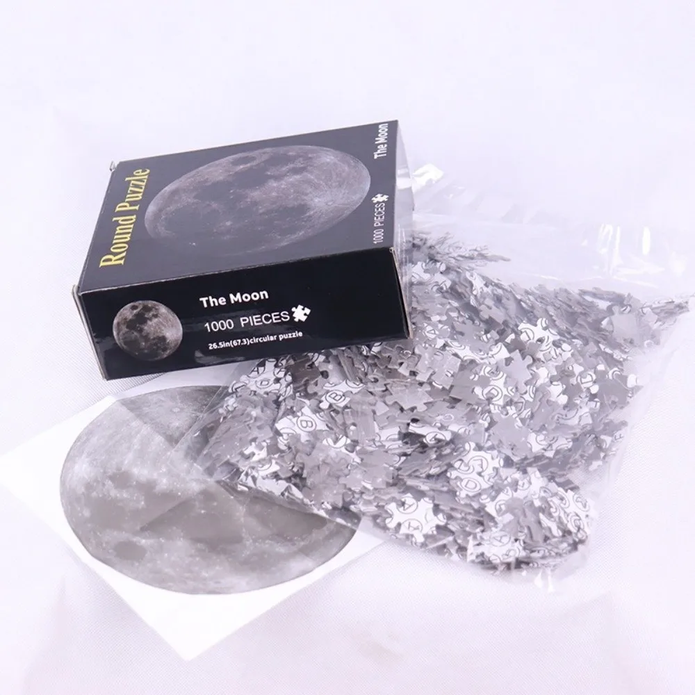Starry Sky 1000 Pieces Space Moon Puzzle Challenging Educational Jigsaw Puzzle Creative Plane Puzzle For Adults view 2