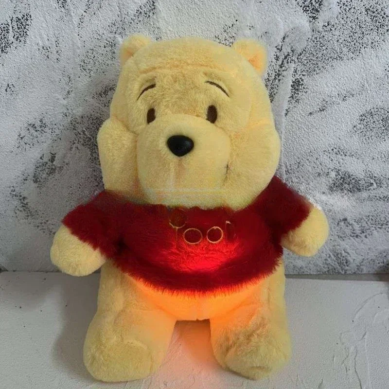 Disney-Ours en Peluche Respirant Kanter pour Enfants, Winnie l'Ourson, Beurre Apaisant, Animal en Peluche, Cadeau de Vacances, 32cm