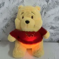 32CM Disney Stuffed Animal Breathing Otter Bear Winnie The Pooh Breathing Plushies Soothing Plush Doll Children's Holiday Gift
