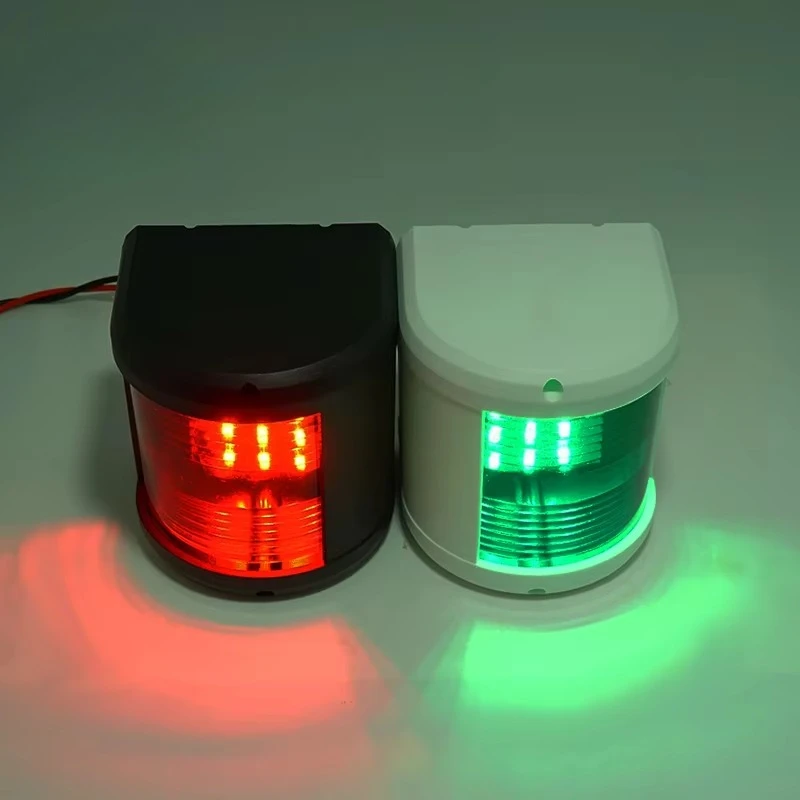 Genuine Marine 12VDC Yacht Marine Supplies Pontoon Boat Ship Waterproof LED Red Green Navigation Lights Marine Lights