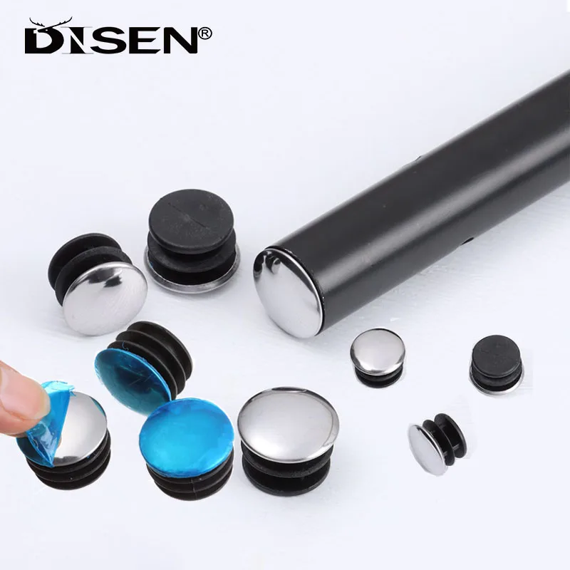 

Plastic tube end cap16-50mm Steel Pipe Blanking Insert Plug Non-slip furniture Leg dust cover protector leveling feet system