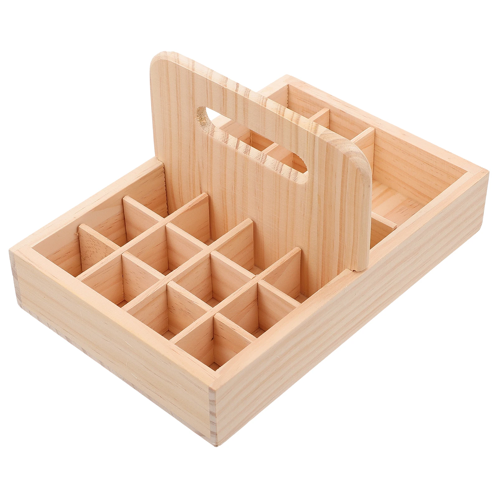

Essential Oil Display Box Wooden Bottle Holder Natural Wood Storage Carry Case Scent Rack Travel Bottle Shelf Box Eco Friendly