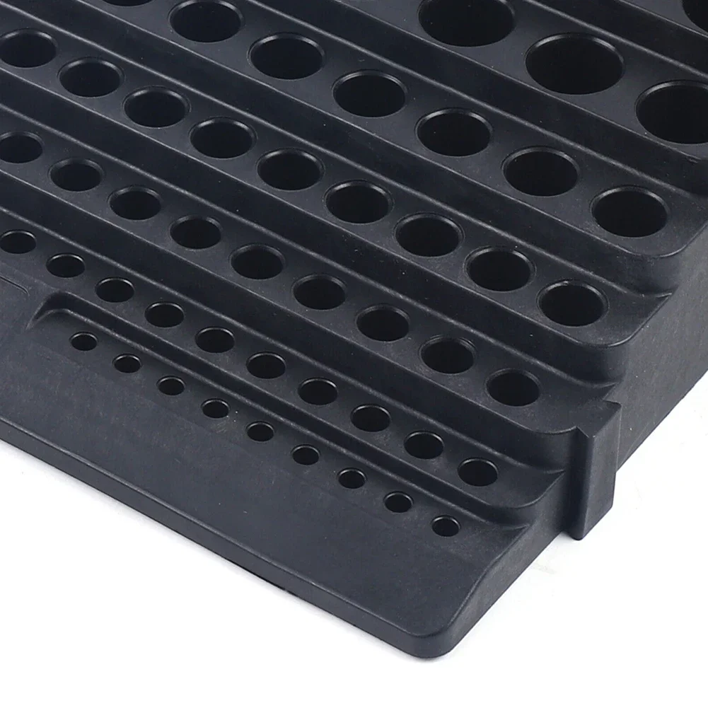 

Органайзер для хранения фрез на 84 отверстия, полипропиленовый ящик для фрезерных инструментов, подставка для аксессуаров ЧПУ