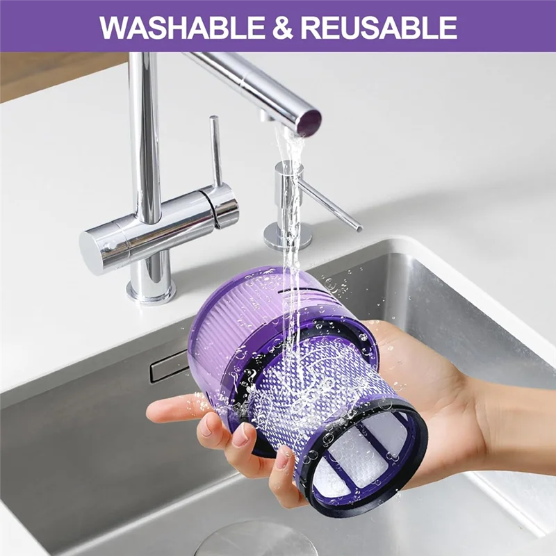 【Berserk】V11 V15 무선 진공용 진공 필터는 부품 970013-02 및 970013-03을 대체합니다.