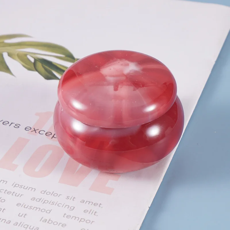 Kleine Glas Organizer Silikon Form Diy Rouge Lippenstift Glas Ornamente Kristall Tropfen Formen – Detail 5