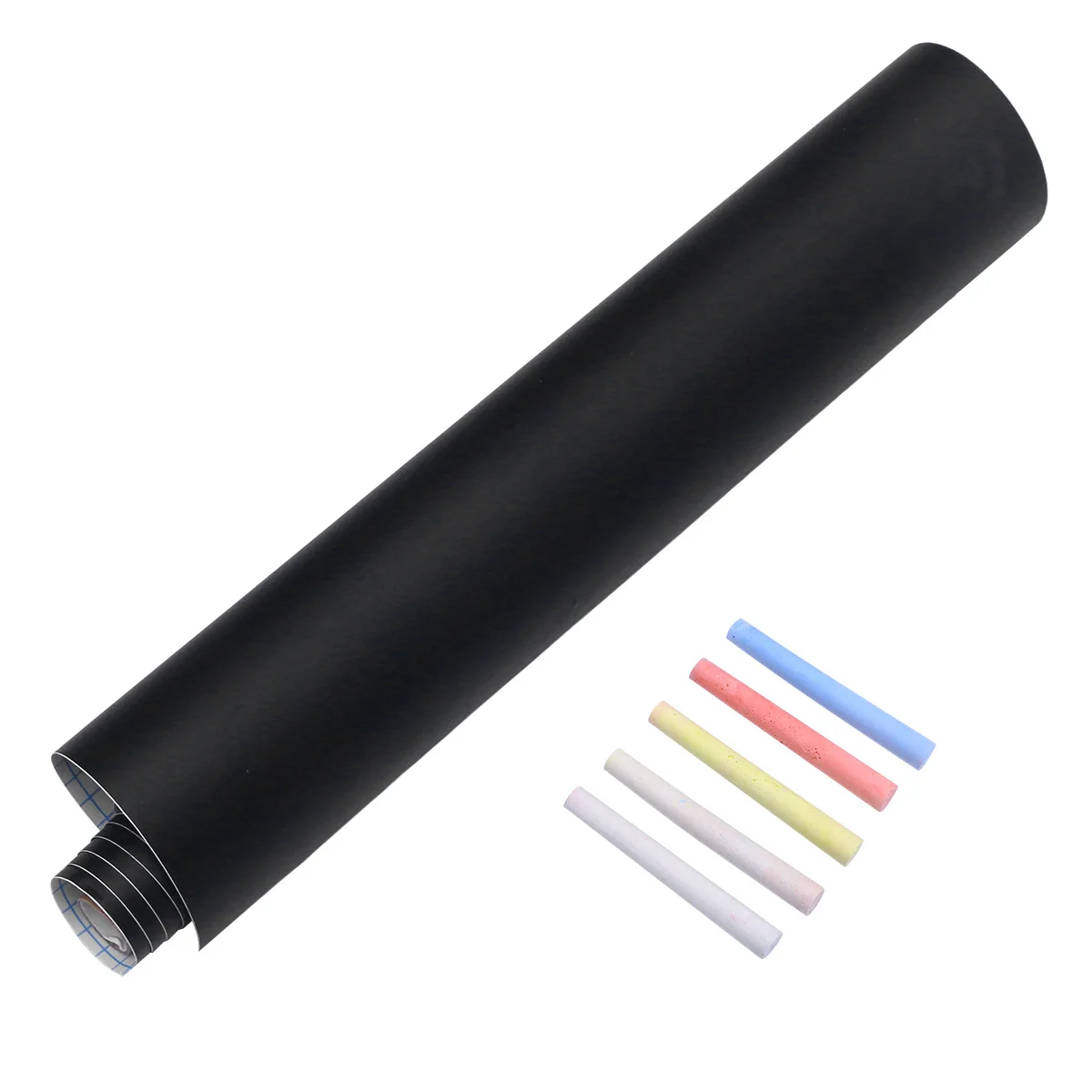 

5pcs Chalkboard Wall Sticker Premium Pvc Reusable Blackboard Decal Smooth Surface Easy Install Removable No Residue Diy