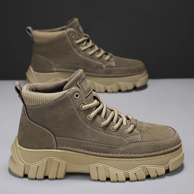 

Men's Waterproof Hiking Work Boots Non-Slip Lightweight Outdoors Non-Slip Desert Boots