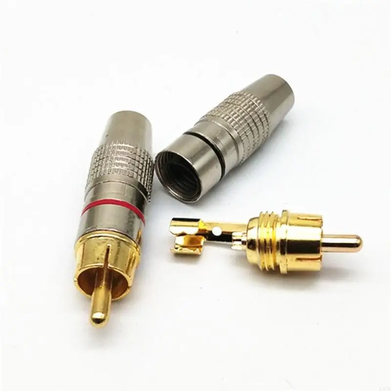 Cable Adapter 5 Red 5 Black Plugs with Anti Interference Design for Clear Sound