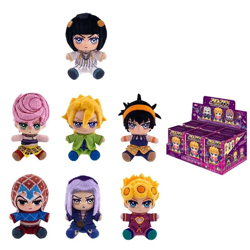 Eaki Jojo Bizarre Adventure Golden Wind Peluche Caja Sorpresa Figura Misteriosa Llavero Juguete Coleccionable Regalo para Fans del Anime