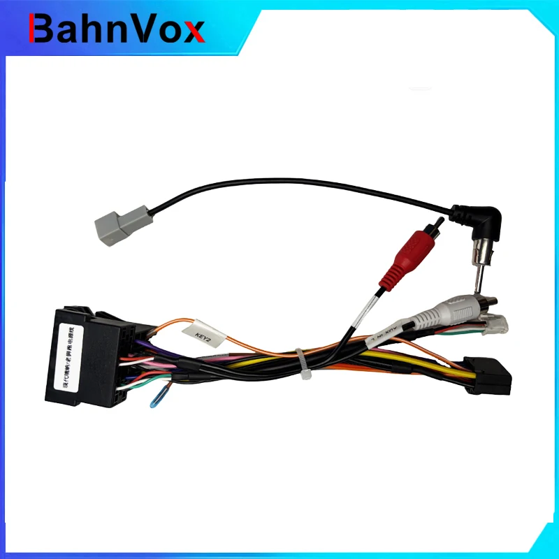 16pin Car Android Radio GPS Wiring Harness AdapterFor Hyundai Elantra Accent Azera i10 i20 i30 ix552din Stereo Plug Power Cable