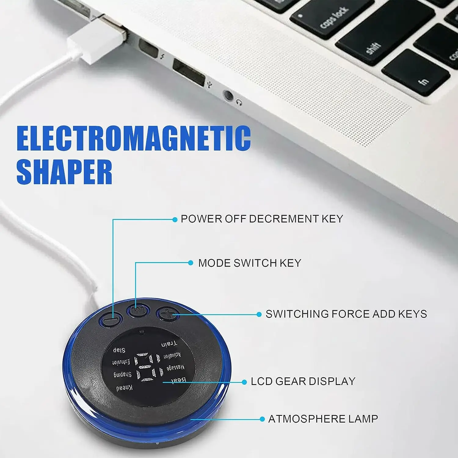 Electric EMS Foot Massager Pad Electrical Muscle Stimulation Foot Massager USB Charging Portable Foldable Massage Mat