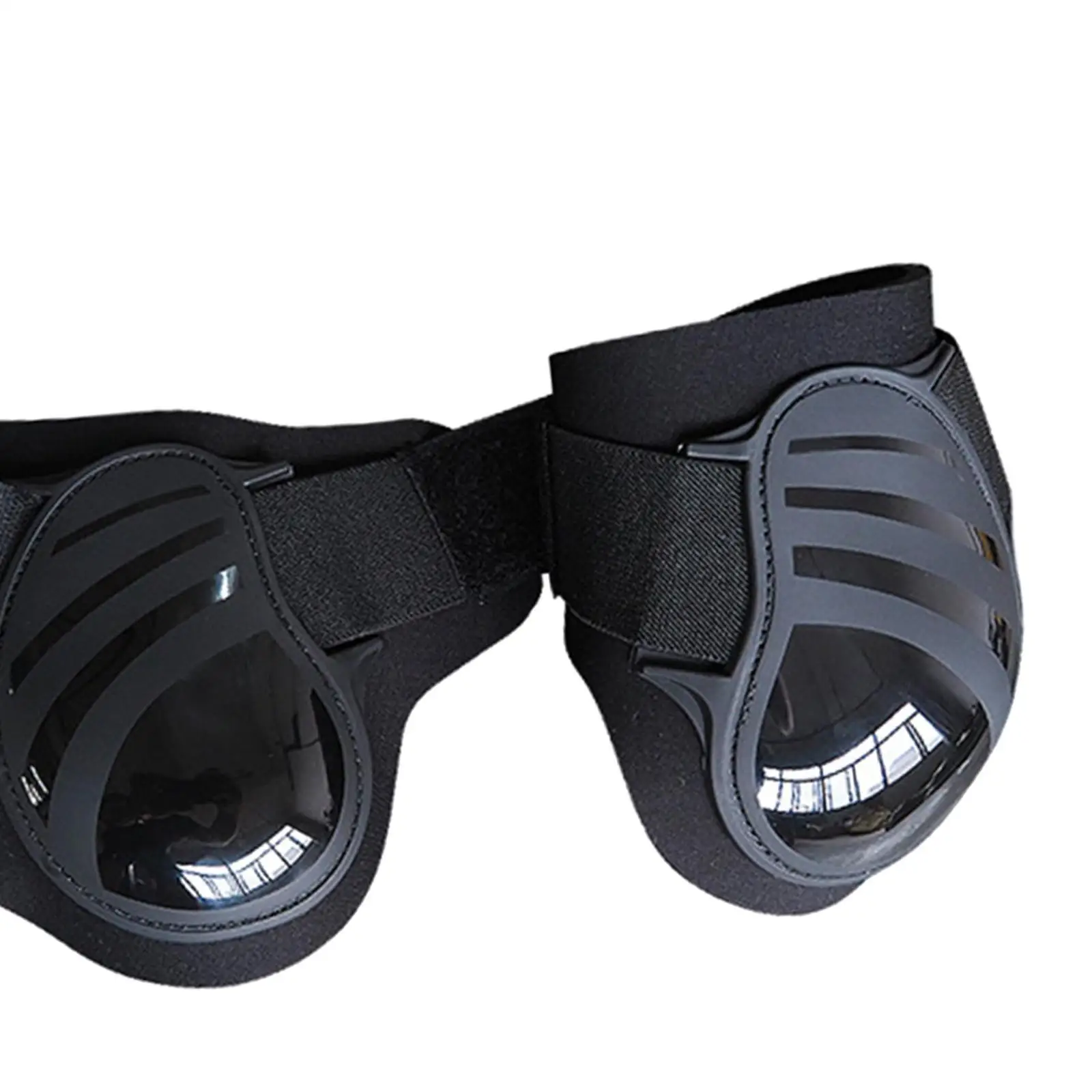 말 앞 뒤 뒷다리 부츠, 말 힘줄 페트락 보호, 블랙 XL, 4 개