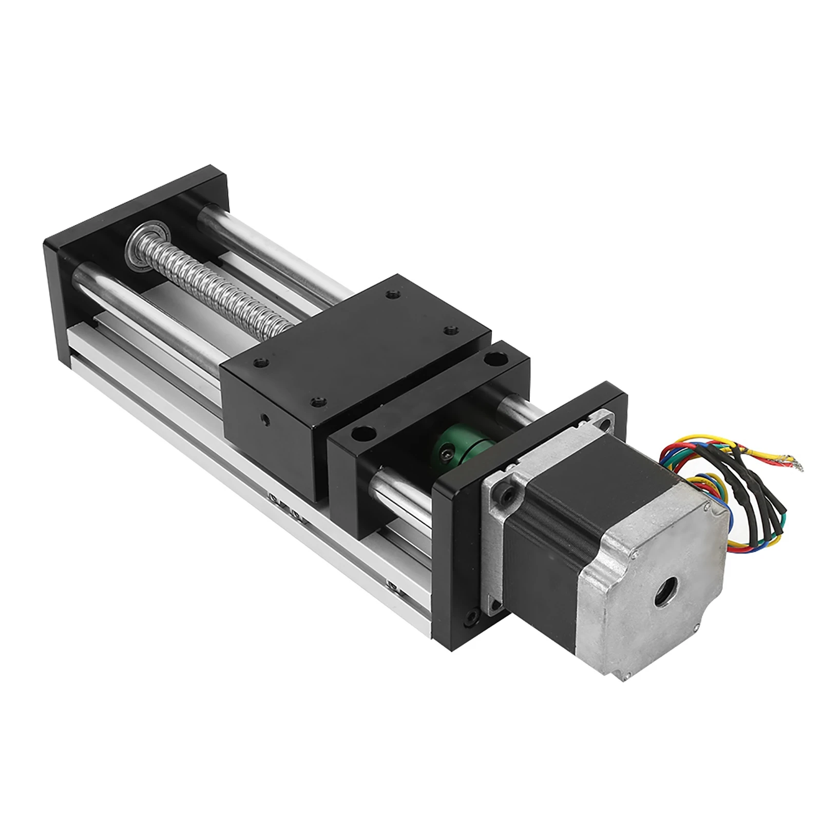 400mm Effective Travel  Rail Sliding Table with Nema23 57 Stepper Motor Linear Motion Nema23 Stepper Motor Motion System