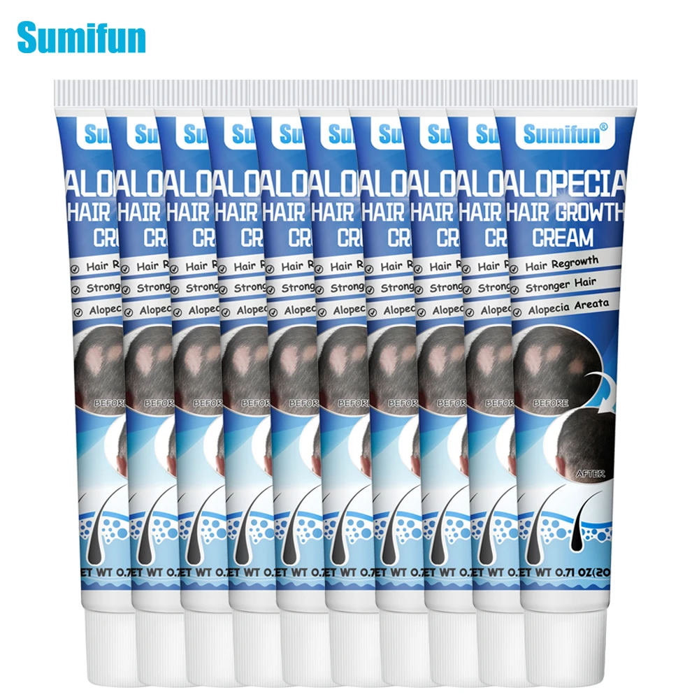 

5/10Pcs Sumifun Hair Growing Cream Alopecia Baldness Fast Regrowth Repair Ointment Grow Hairs Root Nourish Health Care Plaster