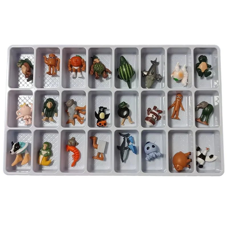 24pcs Italian Brainrot Tung Tung Sahur Figure Blind Box Tralalero Tralala Bombardino Crocodilo Shimpanzini Bananini Toys Gift