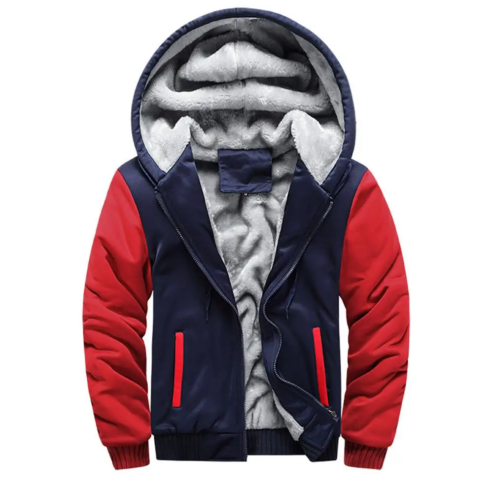 Männer Winter Jacke Camouflage Verdicken Jacken Mit Kapuze Fleece Langarm Unten Jacke Mann Casual Streetwear männer Kleidung – Detail 12
