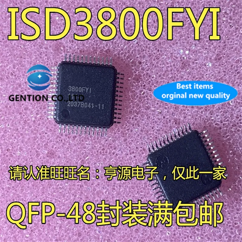 

ISD3800 ISD3800FYI LQFP-48 Интеллектуальный голосовой чип 3800FYI в наличии 100% новый и оригинальный