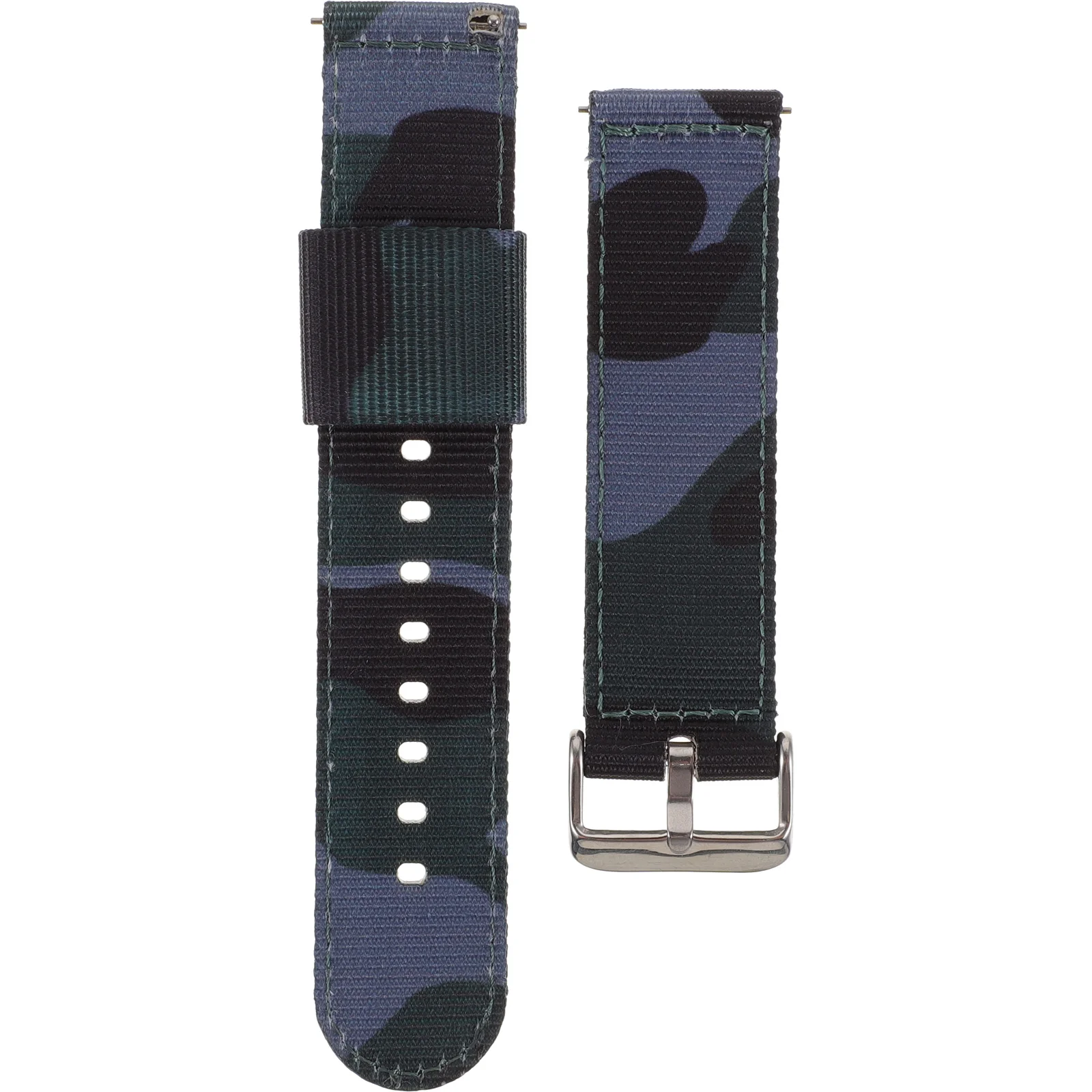 

Camouflage Nylon Watch Band For Men Adjustable Strap Replacement Compatible With Smartwatch Blue 118Characters