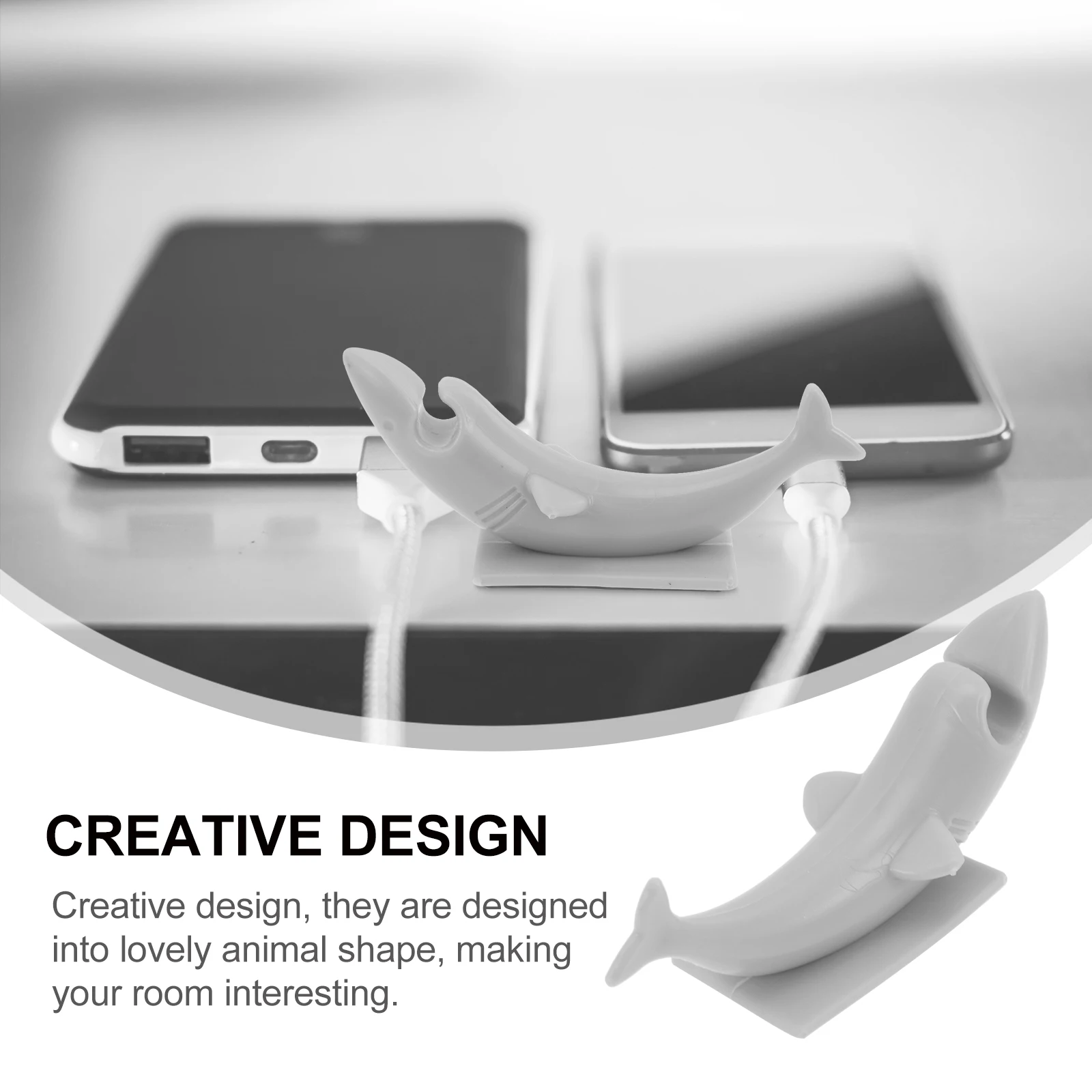 

Line Organizing Box Lightweight Cable Organizer Cord Holder Winder Charging Storage Silica Gel Wire Sturdy