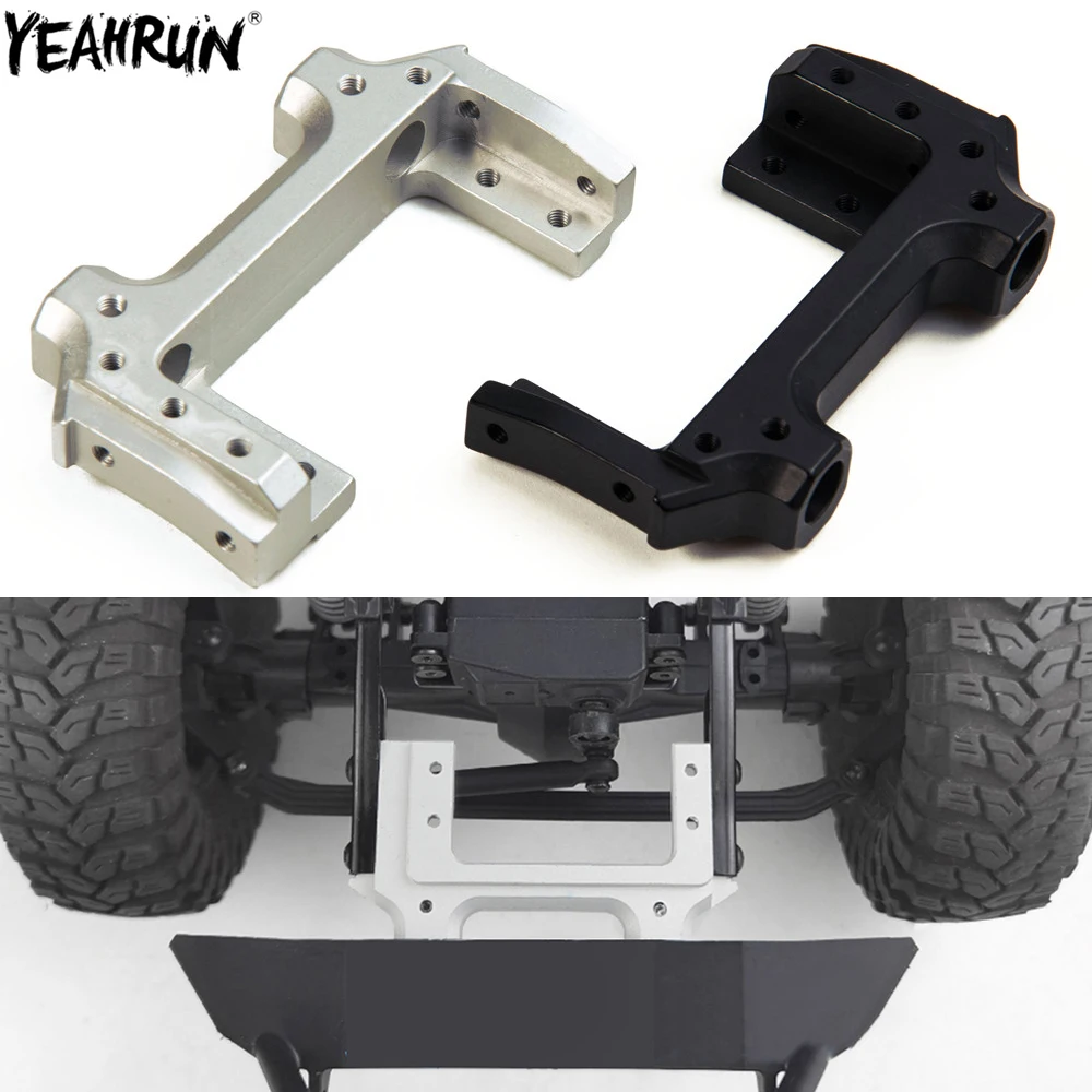 

YEAHRUN Aluminum Front Bumper Servo Relocation Mount For 1/10 Axial SCX10 Wrangler SCX10II 90046 90047 RC Crawler Car Parts