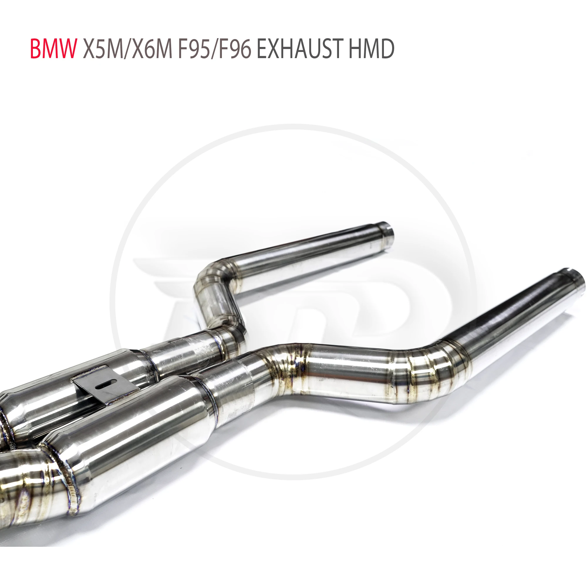 عالية الجودة Catback لسيارات BMW X5M X6M F95 F96 سبائك التيتانيوم نظام العادم صمام إلكتروني كاتم الصوت نصائح غير المدمرة HMD