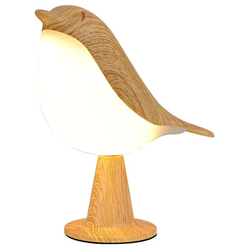 Magpie Aromatherapy Led Car Decorative Light Bedroom Bedside Bird Night Light Charging Touch Atmosphere Desk Lamp