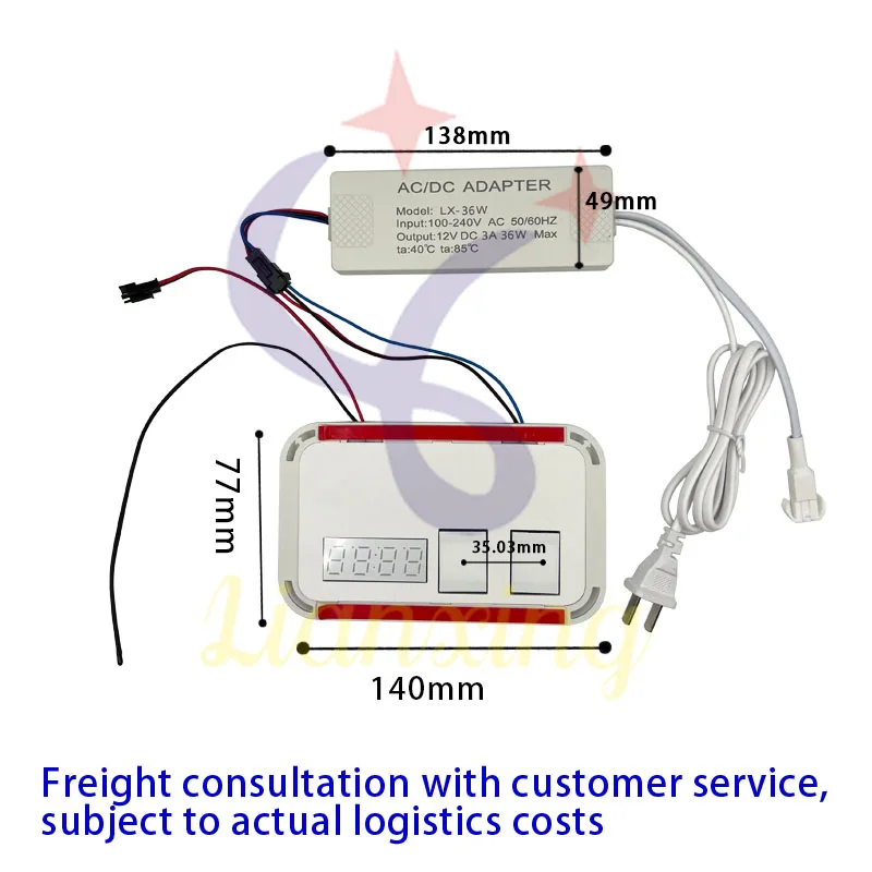 Touch Sensor Switch36W led light mirror with defogger and time12V3A Mirror Light Switch Touch Dimmer Switch For Bathroom Mirror