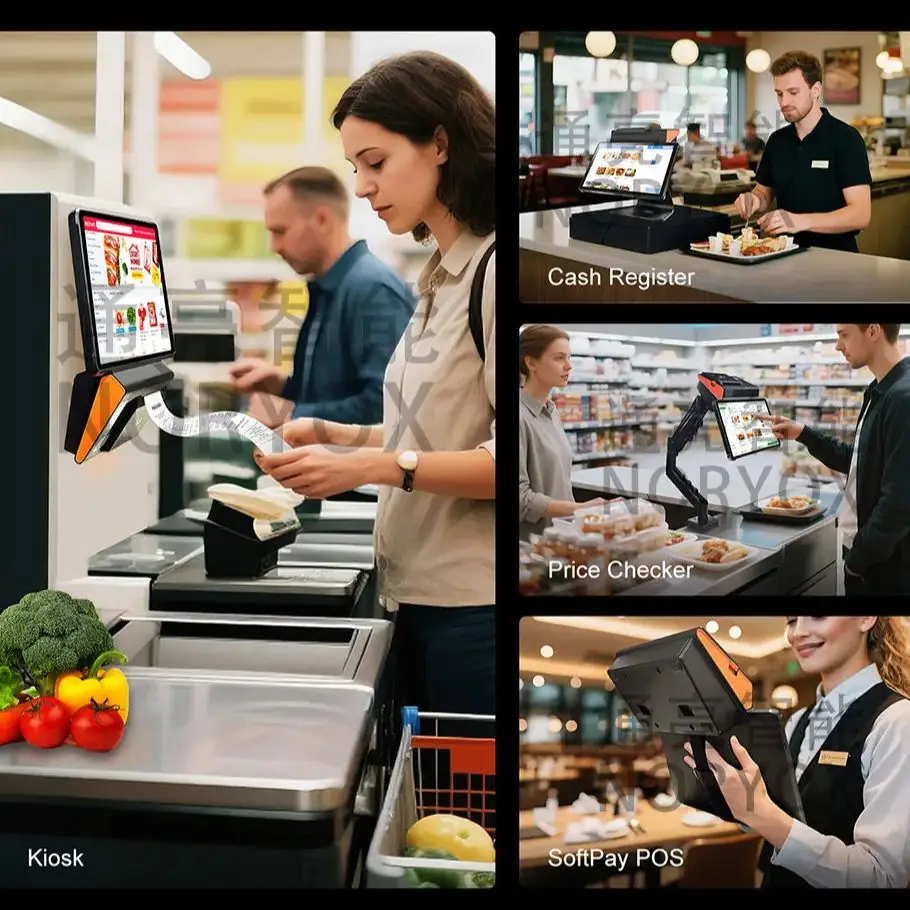 

Noryox NB11R Мини 11-дюймовый 4 + 64 Сеть 4G NFC Android Pos Системный терминал Все в одном Планшет Pos Машина Сенсорный экран Noryox