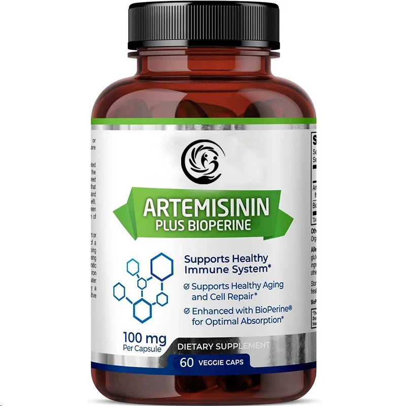 

Artemisinin с высокой поглощением, вегетарианские капсулы 60, сильное впитывание, экстракт сладкого червяка