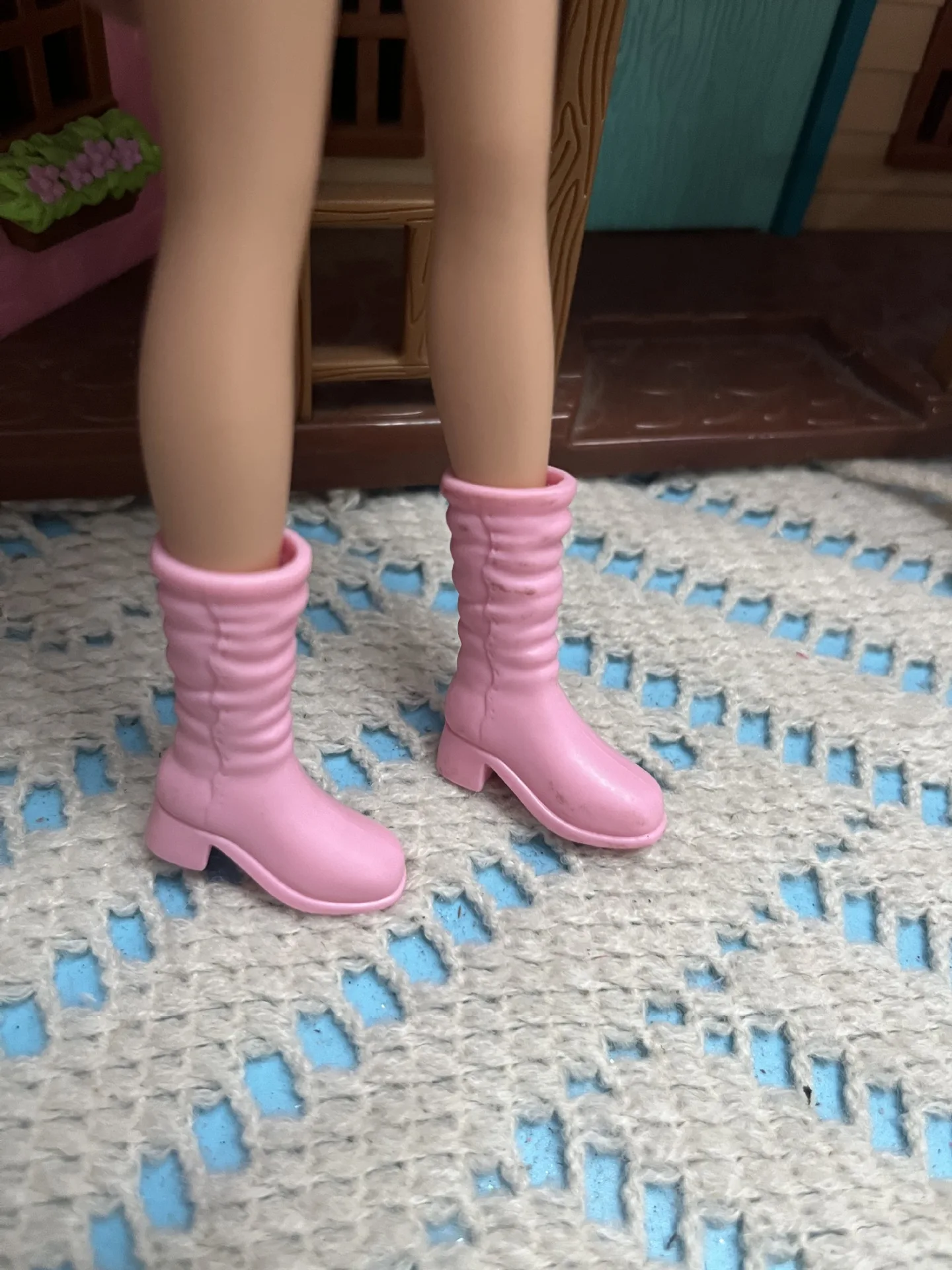1 Pair Fashion Girls Shoes For Dolls Girl High Heel Shoes Flat Boots For 30cm Doll Clothes Accessories kids Toys Birthday Gift