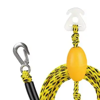 Polyester Rope Water Skiing Rope 360 Rotating Pulley Practical Safety Features 1-foot Float Design Adaptable Traction Connection