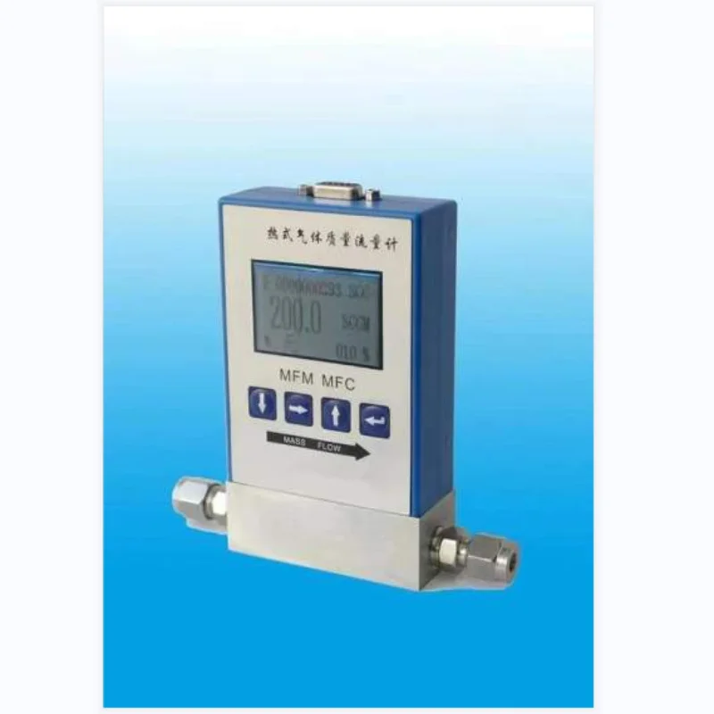 SHY-200 0.6-6SLM Flowmeter Digital Display Gas mass flowmeter Natural gas air Hydrogen