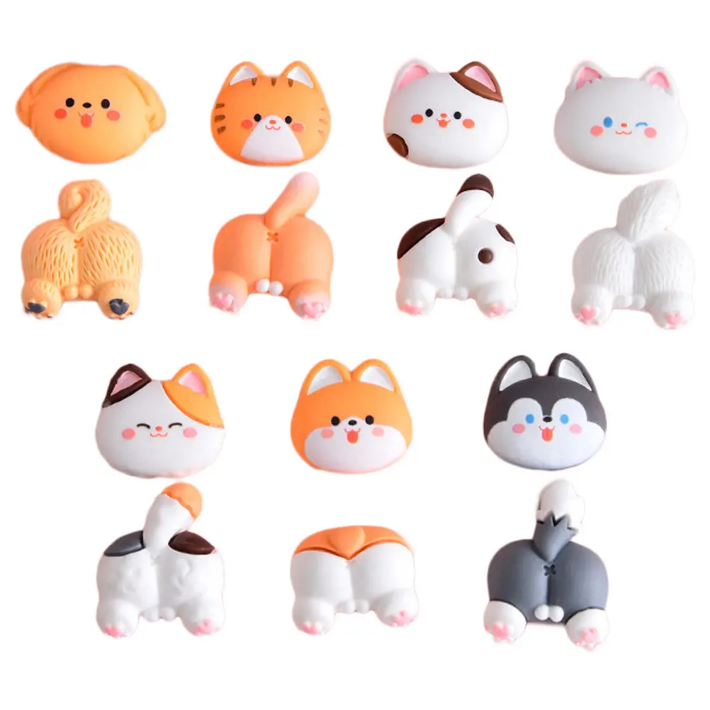 

14Pcs DIY Flatback Cartoon Charms Resin Phone Case Decor Hair Clip Fridge Magnet Craft Supplies for Jewelry Making and DIY